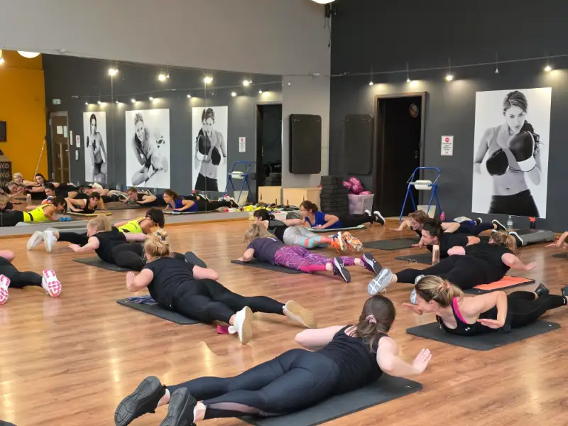 zdjęcie z zajęć fitness