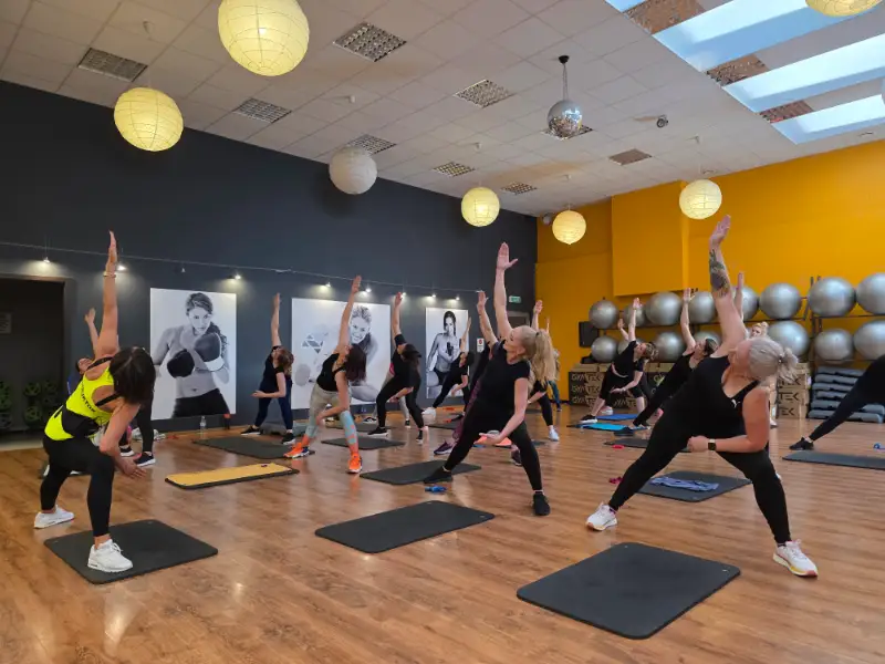 zdjęcie z zajęć fitness